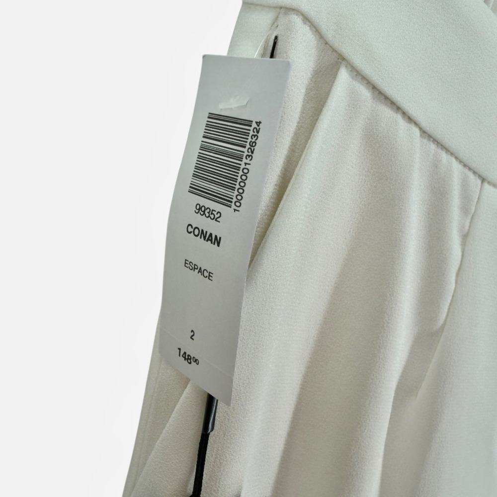 Babaton Atelier White Conan Slim Pants Size 2 - Picture 4 of 11
